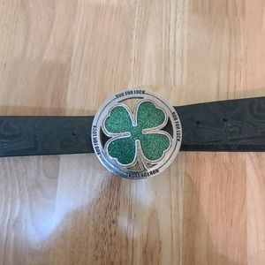 volcom belt with irish belt buckle